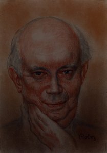 Alan Ayckbourn by Rudolf Eichstaedt